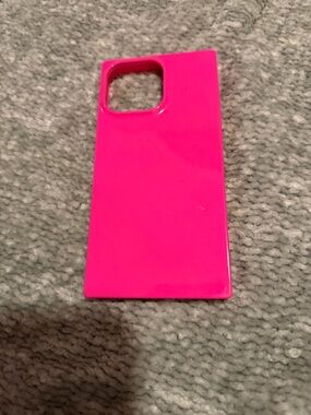 Hot Pink Phone Case - HeyDay Square Case iPhone 15 Pro Max